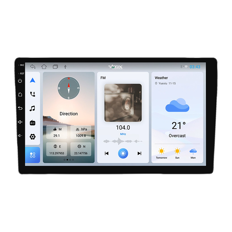 VT-TS7 4Core QLED 9inch/10inch Android Auto GPS Navi Bluetooth FM ASP Radio WIFI Touchscreen - Image 3