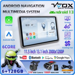 DW-T333 6Core 2K 11.5inch/13.1inch Carplay Android Auto GPS Navi Bluetooth FM DSP Radio HDMI WIFI Touchscreen